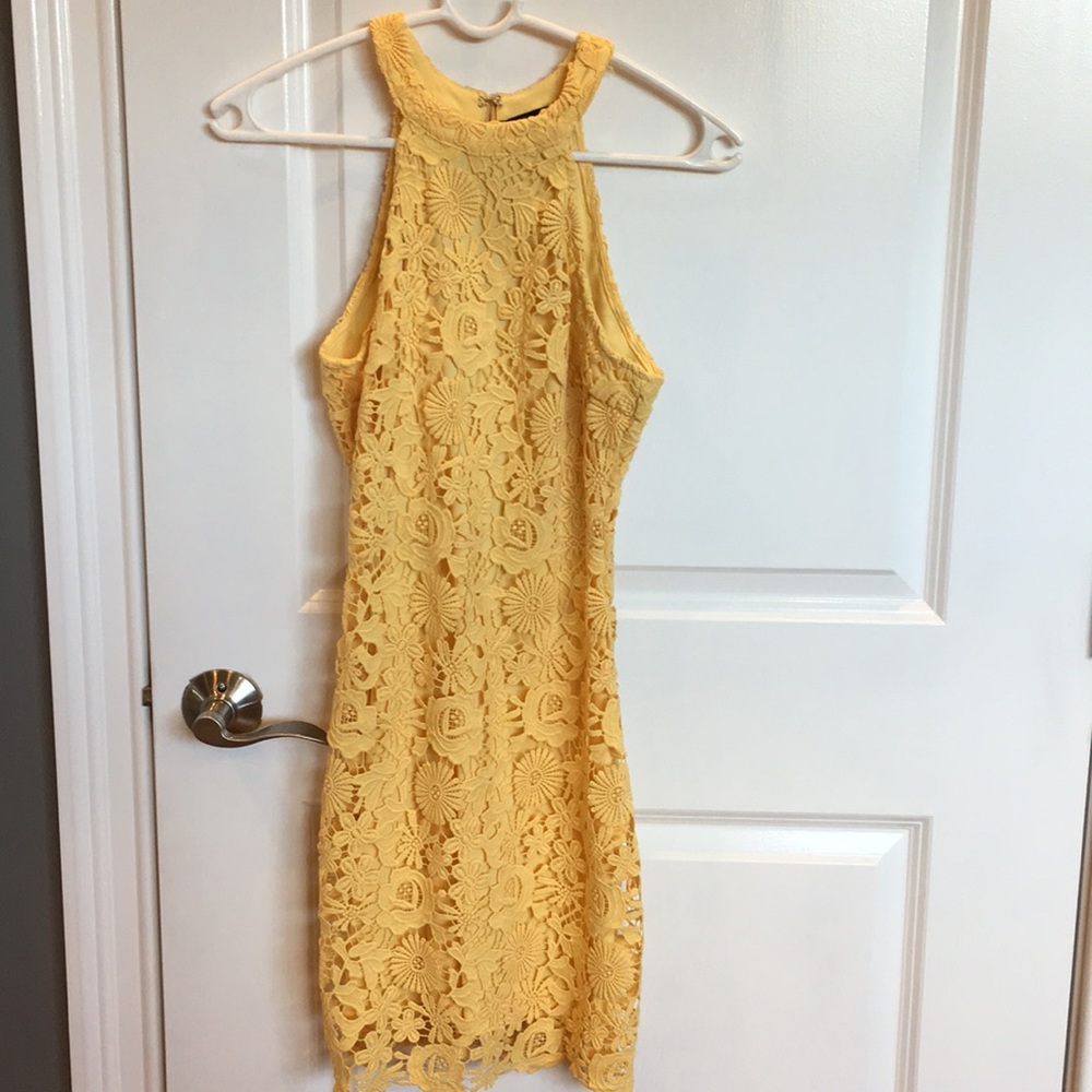 Lulu’s Yellow lace dress